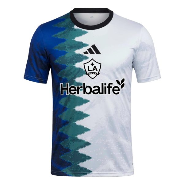 adidas 2025-26 LA Galaxy Men's GMG Pre-Match Soccer Jersey