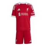 adidas 2025-26 Liverpool Kid's Home Mini Kit