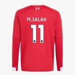 adidas 2025-26 Liverpool Men's Stadium Home Long-Sleeve Soccer Jersey - Image 9