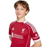 adidas 2025-26 Liverpool Youth Stadium Home Soccer Jersey - Image 3