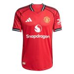 adidas 2025-26 Manchester United Men's Authentic Home Soccer Jersey