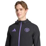adidas 2025-26 Manchester United Men's Tiro 25 Competition Vis Tech Travel Jacket - Image 4