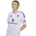 adidas 2025-26 Manchester United Youth Stadium Away Soccer Jersey - Image 3