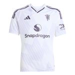 adidas 2025-26 Manchester United Youth Stadium Away Soccer Jersey