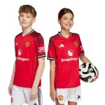 adidas 2025-26 Manchester United Youth Stadium Home Soccer Jersey - Image 7