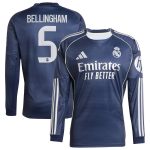 adidas 2025-26 Real Madrid Men's Stadium Away Long-Sleeve Soccer Jersey - Image 7