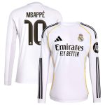 adidas 2025-26 Real Madrid Men's Stadium Home Long-Sleeve Soccer Jersey - Image 8