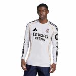 adidas 2025-26 Real Madrid Men's Stadium Home Long-Sleeve Soccer Jersey - Image 3