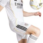 adidas 2025-26 Real Madrid Men's Stadium Home Shorts - Image 5