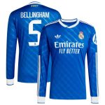 adidas 2025-26 Real Madrid Men's Stadium Third Long-Sleeve Soccer Jersey - Image 7