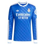 adidas 2025-26 Real Madrid Men's Stadium Third Long-Sleeve Soccer Jersey