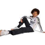adidas 2025-26 Real Madrid Youth Stadium Home Long-Sleeve Soccer Jersey - Image 4
