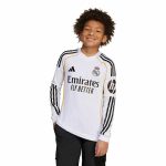 adidas 2025-26 Real Madrid Youth Stadium Home Long-Sleeve Soccer Jersey - Image 5