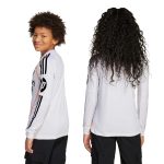 adidas 2025-26 Real Madrid Youth Stadium Home Long-Sleeve Soccer Jersey - Image 8