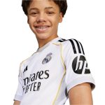 adidas 2025-26 Real Madrid Youth Stadium Home Soccer Jersey - Image 6