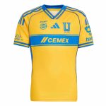 adidas 2025-26 Tigres Youth Stadium Home Soccer Jersey