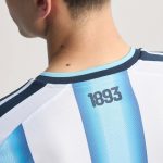 adidas 2026 Argentina Men's Authentic Home Long-Sleeve Soccer Jersey - Image 8