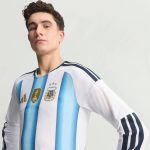 adidas 2026 Argentina Men's Authentic Home Long-Sleeve Soccer Jersey - Image 5