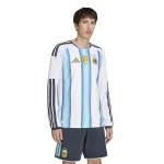 adidas 2026 Argentina Men's Authentic Home Long-Sleeve Soccer Jersey - Image 3