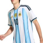 adidas 2026 Argentina Men's Authentic Home Messi #10 Soccer Jersey - Image 5