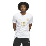 adidas 2026 Argentina Men's Messi Name And Number Tee - Image 2