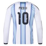 adidas 2026 Argentina Men's Stadium Home Long-Sleeve Soccer Jersey - Image 7