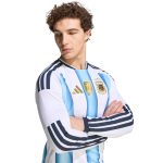 adidas 2026 Argentina Men's Stadium Home Long-Sleeve Soccer Jersey - Image 5