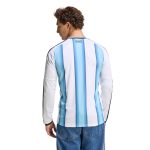 adidas 2026 Argentina Men's Stadium Home Long-Sleeve Soccer Jersey - Image 4