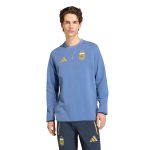 adidas 2026 Argentina Men's Tiro Travel Crewneck Sweatshirt - Image 2