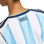 adidas 2026 Argentina Women's Stadium Home Cropped Soccer Jersey - Image 6
