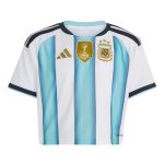 adidas 2026 Argentina Women's Stadium Home Cropped Soccer Jersey