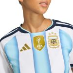 adidas 2026 Argentina Women's Stadium Home Cropped Soccer Jersey - Image 5