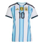 adidas 2026 Argentina Women's Stadium Home Messi #10 Soccer Jersey - Image 2