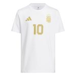 adidas 2026 Argentina Youth Messi Name And Number Tee