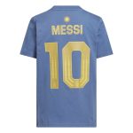 adidas 2026 Argentina Youth Messi Name And Number Tee - Image 2