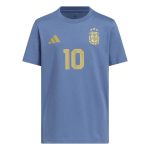 adidas 2026 Argentina Youth Messi Name And Number Tee