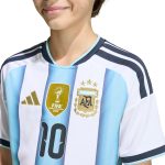 adidas 2026 Argentina Youth Stadium Home Messi #10 Soccer Jersey - Image 4
