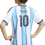 adidas 2026 Argentina Youth Stadium Home Messi #10 Soccer Jersey - Image 3