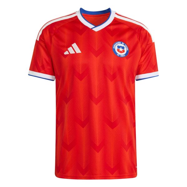 adidas 2026 Chile Men's Stadium Home Soccer Jersey