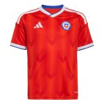 adidas 2026 Chile Youth Stadium Home Soccer Jersey