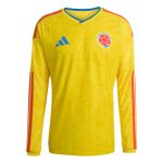 adidas 2026 Colombia Men's Authentic Home Long-Sleeve Soccer Jersey