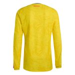 adidas 2026 Colombia Men's Authentic Home Long-Sleeve Soccer Jersey - Image 2