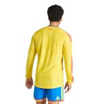 adidas 2026 Colombia Men's Authentic Home Long-Sleeve Soccer Jersey - Image 4