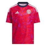 adidas 2026 Costa Rica Youth Stadium Home Soccer Jersey