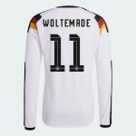 adidas 2026 Germany Men's Authentic Home Long-Sleeve Soccer Jersey - Image 11