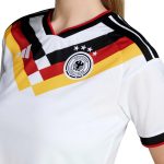 adidas 2026 Germany Women's Stadium Home Cropped Soccer Jersey - Image 5