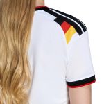 adidas 2026 Germany Women's Stadium Home Cropped Soccer Jersey - Image 6