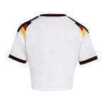 adidas 2026 Germany Women's Stadium Home Cropped Soccer Jersey - Image 2