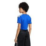 adidas 2026 Italy Women's Stadium Home Cropped Soccer Jersey - Image 4