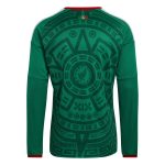 adidas 2026 Mexico Men's Stadium Home Long-Sleeve Soccer Jersey - Image 2